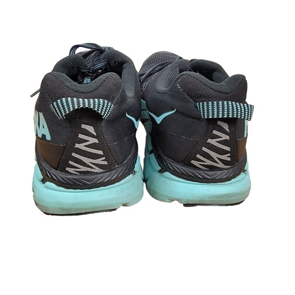 Hoka One One Clifton 6 Black Aqua Women’s Size 10.5 1102873-BASY Running Shoes - Picture 5 of 8